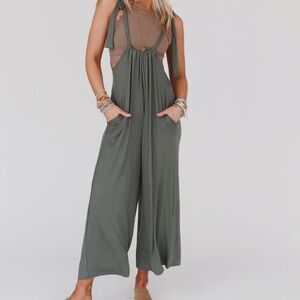 Three Bird Nest Women's Forever Relaxed Jumpsuit, Charcoal, L